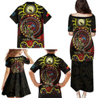 50 Years Of Deadly NAIDOC Week 2026 Family Matching Puletasi and Hawaiian Shirt Aussie Kangaroo Aboriginal Art
