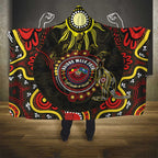 50 Years Of Deadly NAIDOC Week 2026 Hooded Blanket Aussie Kangaroo Aboriginal Art