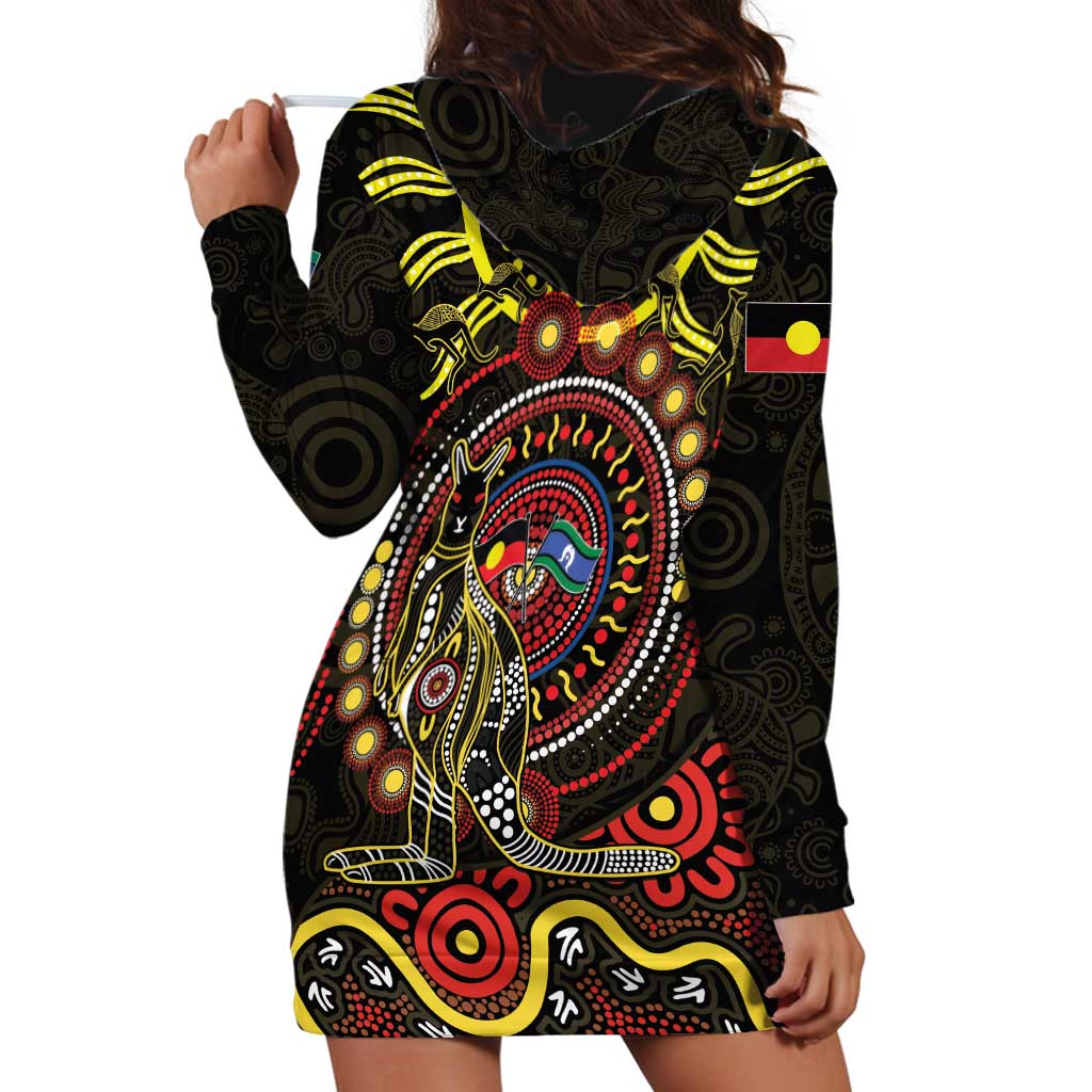 50 Years Of Deadly NAIDOC Week 2026 Hoodie Dress Aussie Kangaroo Aboriginal Art