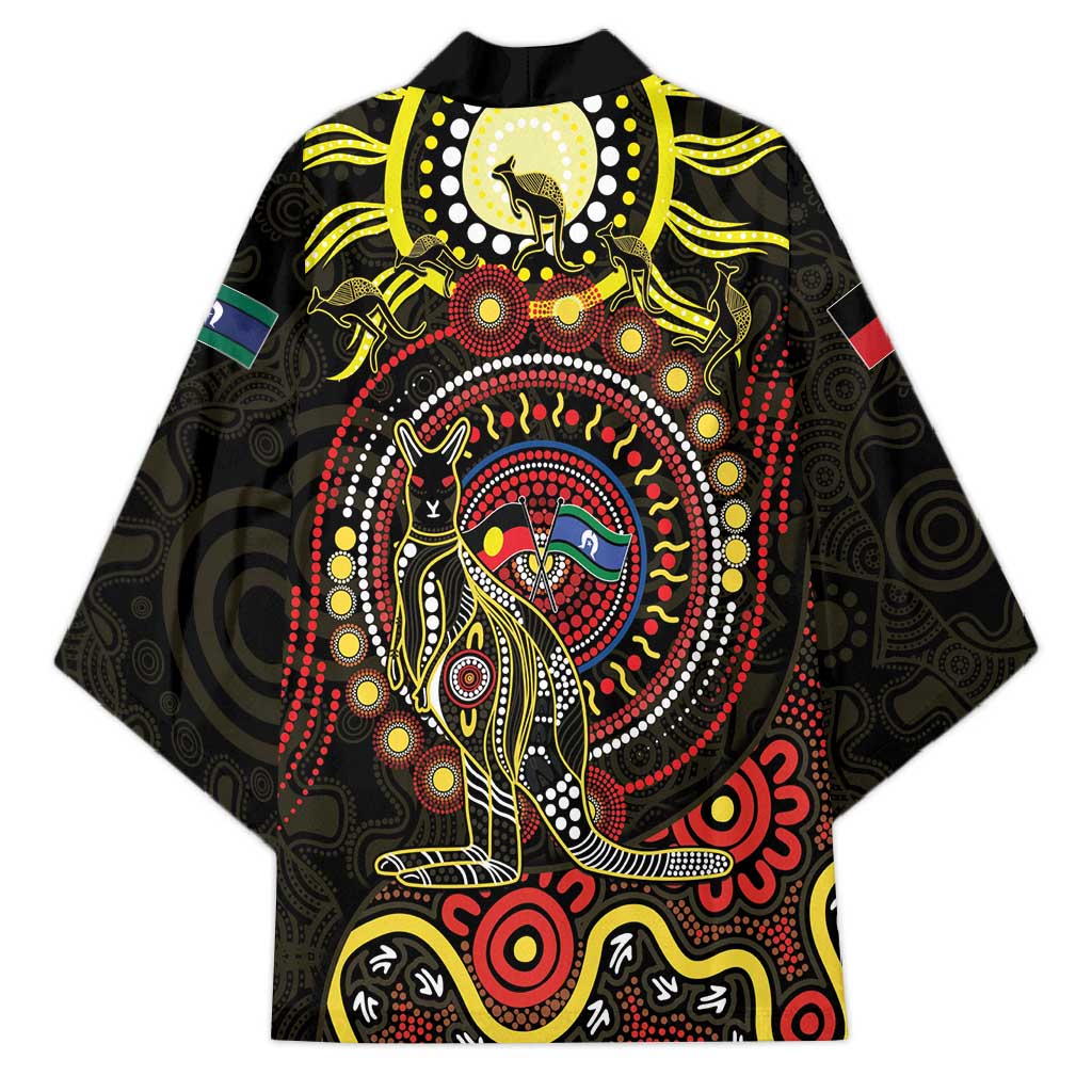 50 Years Of Deadly NAIDOC Week 2026 Kimono Aussie Kangaroo Aboriginal Art