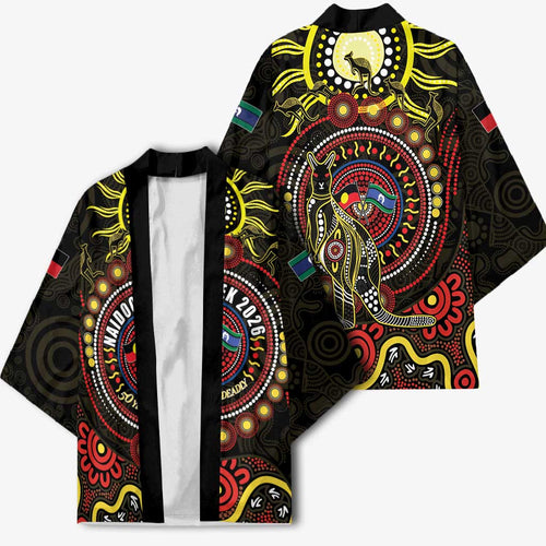 50 Years Of Deadly NAIDOC Week 2026 Kimono Aussie Kangaroo Aboriginal Art