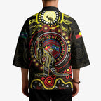 50 Years Of Deadly NAIDOC Week 2026 Kimono Aussie Kangaroo Aboriginal Art