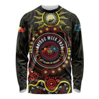 50 Years Of Deadly NAIDOC Week 2026 Long Sleeve Shirt Aussie Kangaroo Aboriginal Art