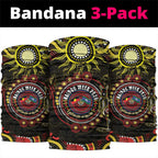 50 Years Of Deadly NAIDOC Week 2026 Neck Gaiter Aussie Kangaroo Aboriginal Art