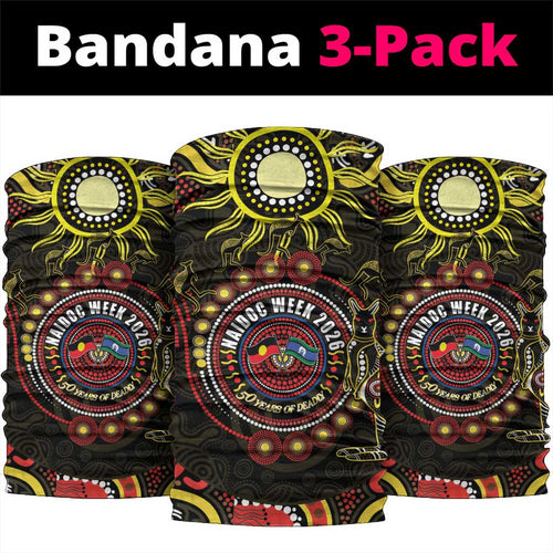 50 Years Of Deadly NAIDOC Week 2026 Neck Gaiter Aussie Kangaroo Aboriginal Art
