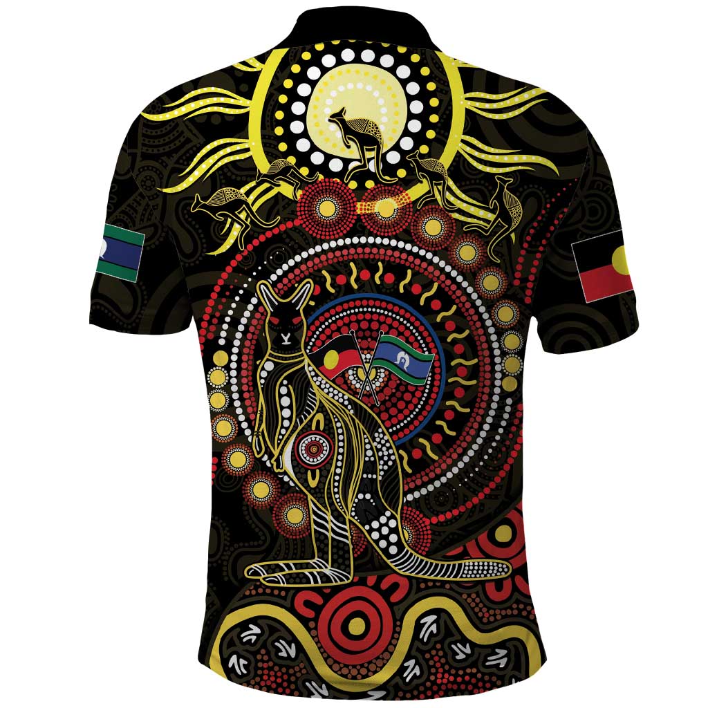 50 Years Of Deadly NAIDOC Week 2026 Polo Shirt Aussie Kangaroo Aboriginal Art