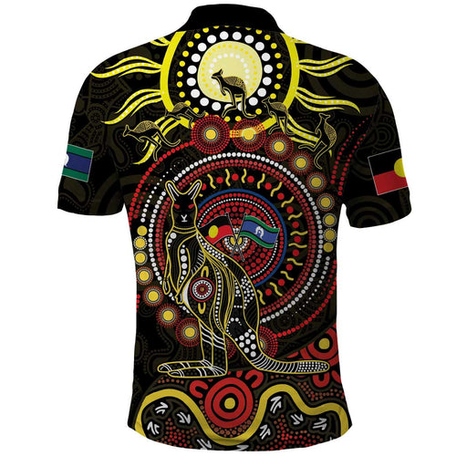 50 Years Of Deadly NAIDOC Week 2026 Polo Shirt Aussie Kangaroo Aboriginal Art