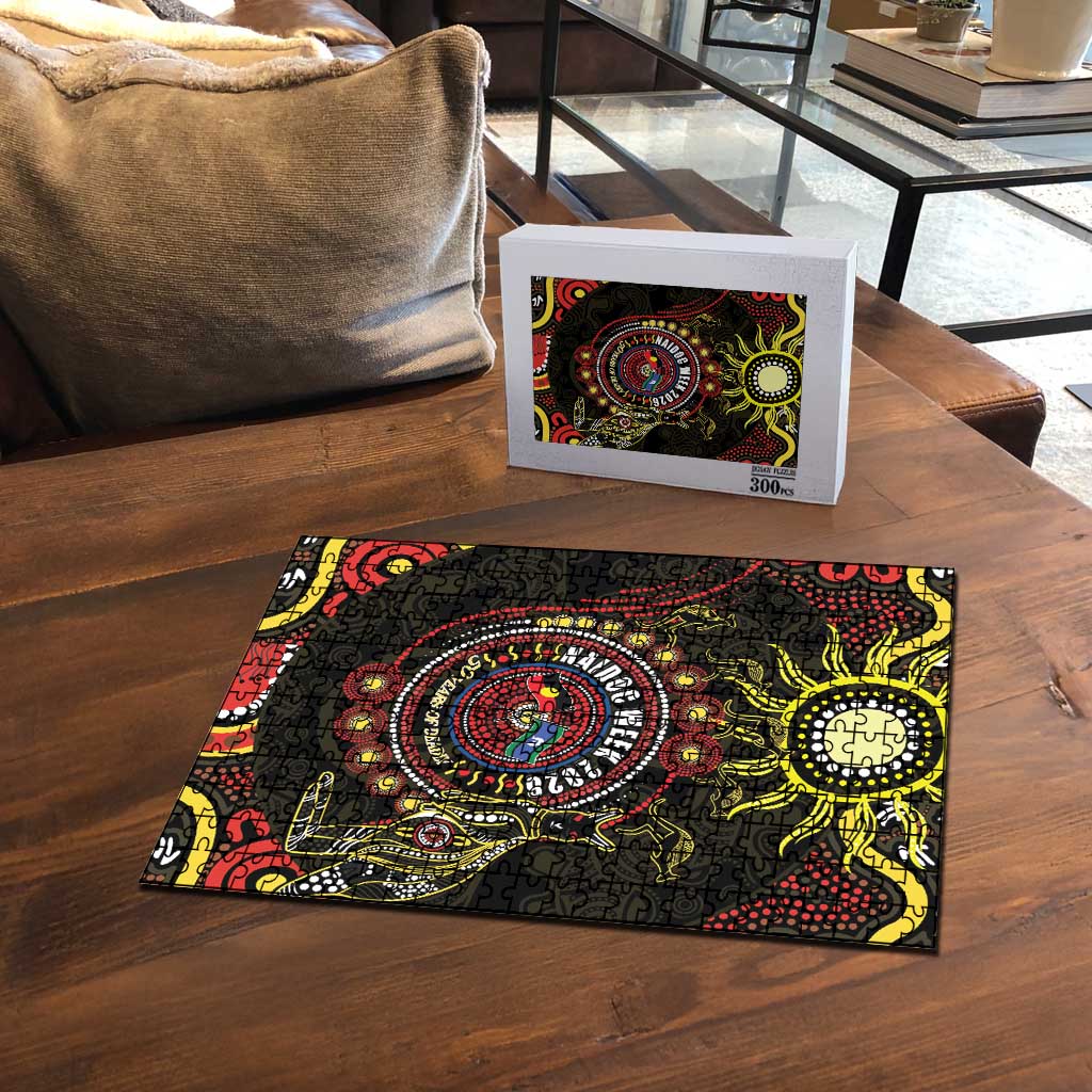 50 Years Of Deadly NAIDOC Week 2026 Puzzle Aussie Kangaroo Aboriginal Art