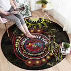 50 Years Of Deadly NAIDOC Week 2026 Round Carpet Aussie Kangaroo Aboriginal Art