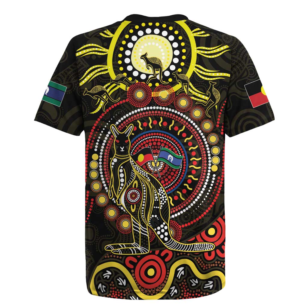 50 Years Of Deadly NAIDOC Week 2026 Rugby Jersey Aussie Kangaroo Aboriginal Art