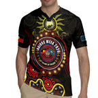 50 Years Of Deadly NAIDOC Week 2026 Rugby Jersey Aussie Kangaroo Aboriginal Art