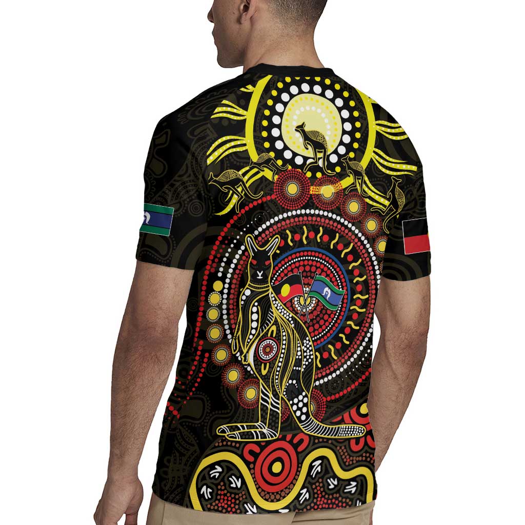 50 Years Of Deadly NAIDOC Week 2026 Rugby Jersey Aussie Kangaroo Aboriginal Art