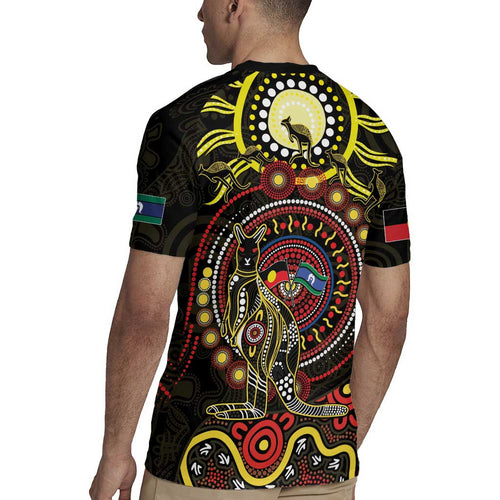 50 Years Of Deadly NAIDOC Week 2026 Rugby Jersey Aussie Kangaroo Aboriginal Art