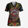 50 Years Of Deadly NAIDOC Week 2026 Scrub Top Aussie Kangaroo Aboriginal Art