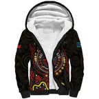 50 Years Of Deadly NAIDOC Week 2026 Sherpa Hoodie Aussie Kangaroo Aboriginal Art