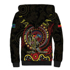 50 Years Of Deadly NAIDOC Week 2026 Sherpa Hoodie Aussie Kangaroo Aboriginal Art