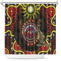 50 Years Of Deadly NAIDOC Week 2026 Shower Curtain Aussie Kangaroo Aboriginal Art