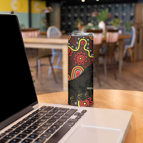 50 Years Of Deadly NAIDOC Week 2026 Skinny Tumbler Aussie Kangaroo Aboriginal Art
