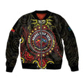 50 Years Of Deadly NAIDOC Week 2026 Sleeve Zip Bomber Jacket Aussie Kangaroo Aboriginal Art