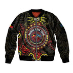 50 Years Of Deadly NAIDOC Week 2026 Sleeve Zip Bomber Jacket Aussie Kangaroo Aboriginal Art