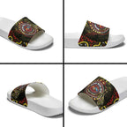 50 Years Of Deadly NAIDOC Week 2026 Slide Sandals Aussie Kangaroo Aboriginal Art
