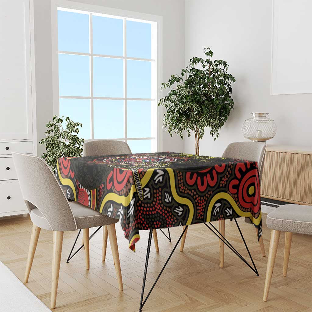 50 Years Of Deadly NAIDOC Week 2026 Tablecloth Aussie Kangaroo Aboriginal Art