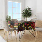50 Years Of Deadly NAIDOC Week 2026 Tablecloth Aussie Kangaroo Aboriginal Art