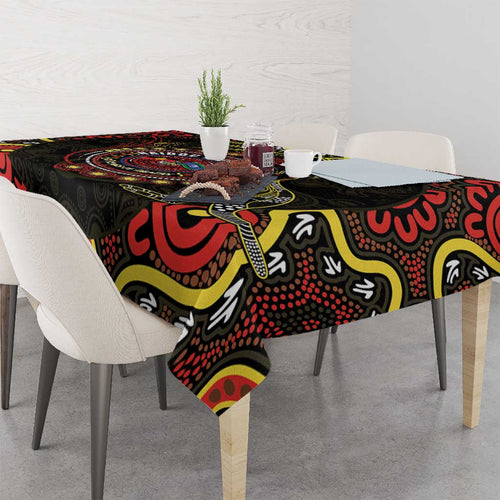 50 Years Of Deadly NAIDOC Week 2026 Tablecloth Aussie Kangaroo Aboriginal Art