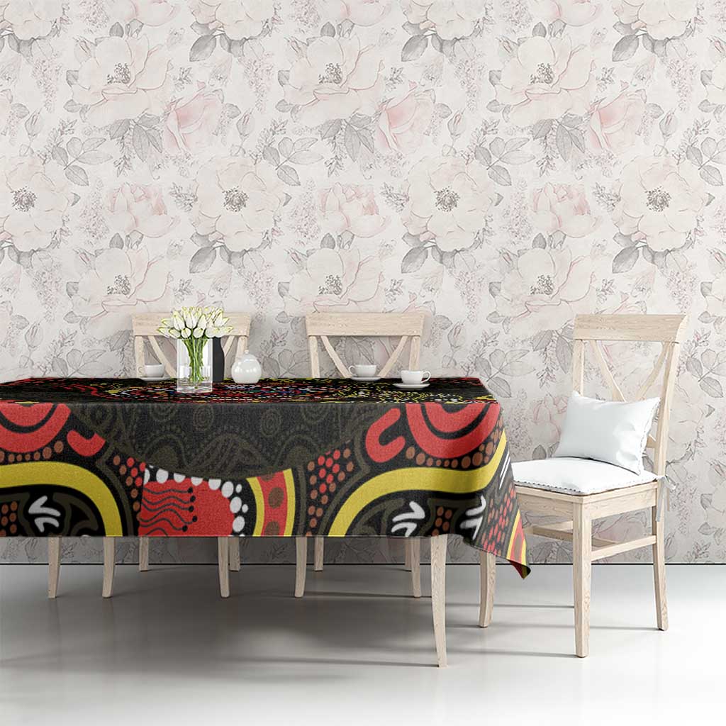 50 Years Of Deadly NAIDOC Week 2026 Tablecloth Aussie Kangaroo Aboriginal Art
