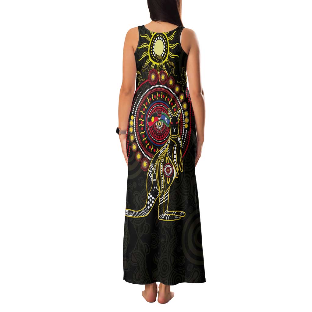 50 Years Of Deadly NAIDOC Week 2026 Tank Maxi Dress Aussie Kangaroo Aboriginal Art