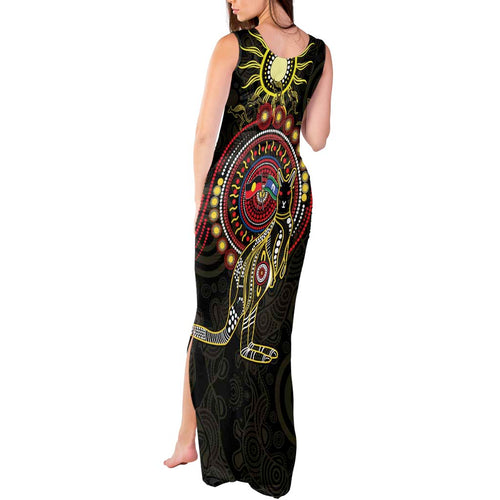 50 Years Of Deadly NAIDOC Week 2026 Tank Maxi Dress Aussie Kangaroo Aboriginal Art