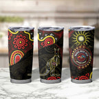 50 Years Of Deadly NAIDOC Week 2026 Tumbler Cup Aussie Kangaroo Aboriginal Art