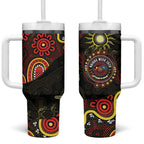 50 Years Of Deadly NAIDOC Week 2026 Tumbler With Handle Aussie Kangaroo Aboriginal Art