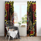 50 Years Of Deadly NAIDOC Week 2026 Window Curtain Aussie Kangaroo Aboriginal Art