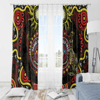 50 Years Of Deadly NAIDOC Week 2026 Window Curtain Aussie Kangaroo Aboriginal Art