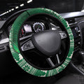 New Zealand Kakapo Christmas In July Steering Wheel Cover Silver Fern Santa Xmas Green Color