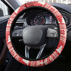 New Zealand Kakapo Christmas In July Steering Wheel Cover Silver Fern Santa Xmas Red Color