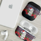 New Zealand Hei Tiki Christmas In July AirPods Case Pohutukawa Santa Xmas Polynesian Pattern