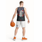 New Zealand Hei Tiki Christmas In July Basketball Jersey Pohutukawa Santa Xmas Polynesian Pattern