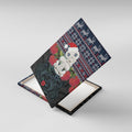 New Zealand Hei Tiki Christmas In July Canvas Wall Art Pohutukawa Santa Xmas Polynesian Pattern