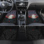 New Zealand Hei Tiki Christmas In July Car Mats Pohutukawa Santa Xmas Polynesian Pattern