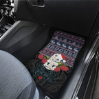 New Zealand Hei Tiki Christmas In July Car Mats Pohutukawa Santa Xmas Polynesian Pattern