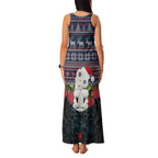New Zealand Hei Tiki Christmas In July Family Matching Tank Maxi Dress and Hawaiian Shirt Pohutukawa Santa Xmas Polynesian Pattern