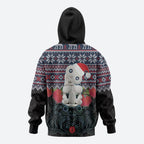 New Zealand Hei Tiki Christmas In July Hoodie Pohutukawa Santa Xmas Polynesian Pattern