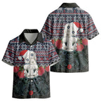 New Zealand Hei Tiki Christmas In July Kid Hawaiian Shirt Pohutukawa Santa Xmas Polynesian Pattern LT22