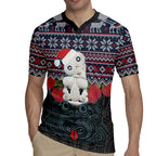 New Zealand Hei Tiki Christmas In July Rugby Jersey Pohutukawa Santa Xmas Polynesian Pattern