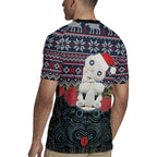 New Zealand Hei Tiki Christmas In July Rugby Jersey Pohutukawa Santa Xmas Polynesian Pattern