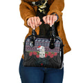 New Zealand Hei Tiki Christmas In July Shoulder Handbag Pohutukawa Santa Xmas Polynesian Pattern