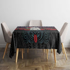 New Zealand Hei Tiki Christmas In July Tablecloth Pohutukawa Santa Xmas Polynesian Pattern