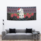 New Zealand Hei Tiki Christmas In July Tapestry Pohutukawa Santa Xmas Polynesian Pattern